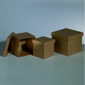 Coffret 12x12x11 / 10x10x10 / 8x8x9 cm - 3 parties rectangulaires Coffret 12x12x11 / 10x10x10 / 8x8x9 cm - 3 parties rectangulaires