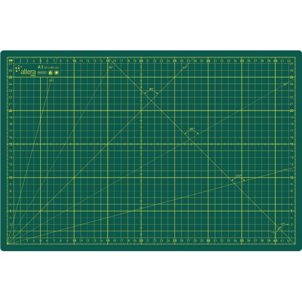 Altera Hobby Line Tapis de découpe 3 mm Vert