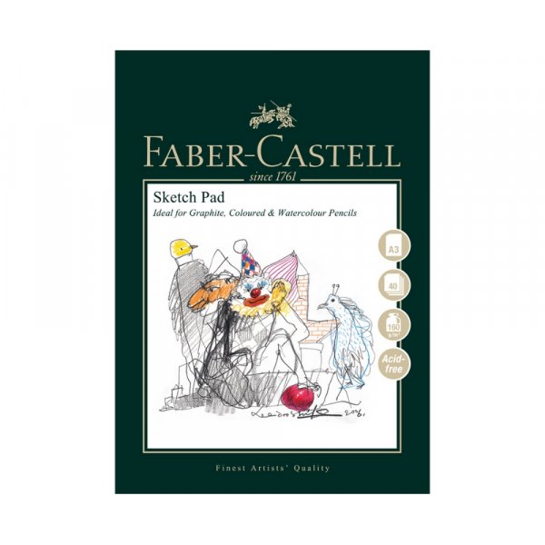 Bloc  dessin Faber-Castell 160gr Coll - A3