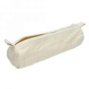 Articles en coton 22,5 x ø 7 cm - Trousse ronde en coton naturel 350g/m² Articles en coton 22,5 x ø 7 cm - Trousse ronde en coton naturel 350g/m²