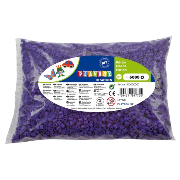 Perles 6000 violettes