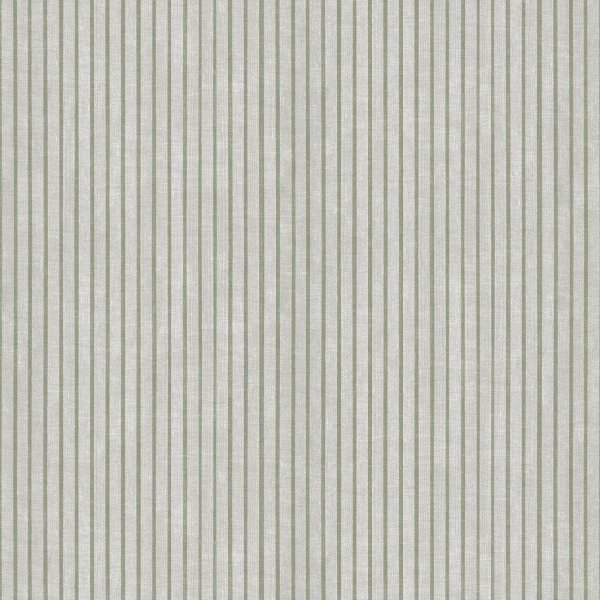 Toile cire PVC Stripe - Lin/Vert