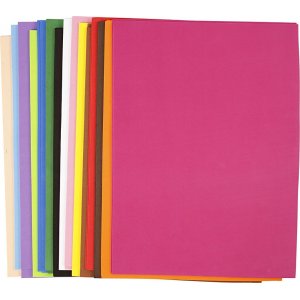 Caoutchouc décoratif - couleurs mélangées - A3 - 30 pcs Caoutchouc décoratif - couleurs mélangées - A3 - 30 pcs
