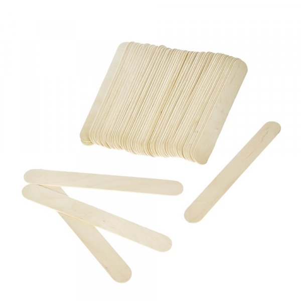 Btonnets de glace non traits 50 pcs - 150x18 mm