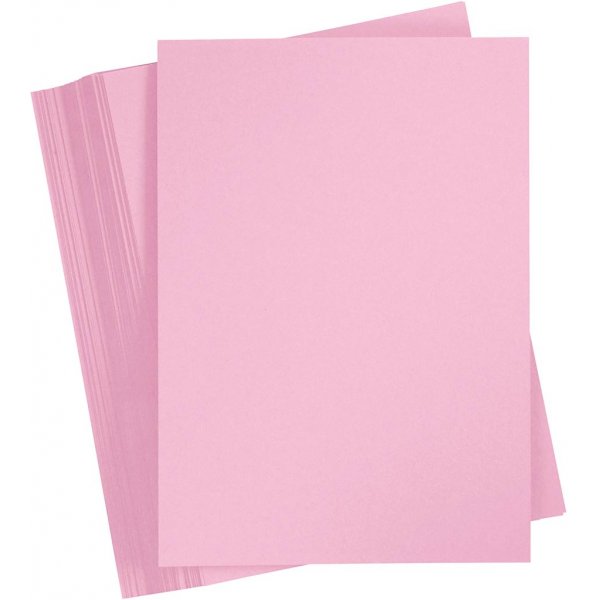 Carton coloré - rose clair - A4 - 180 g - 100 feuilles Carton coloré - rose clair - A4 - 180 g - 100 feuilles