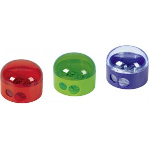 Taille-crayon rond, couleurs mélangées Taille-crayon rond, couleurs mélangées