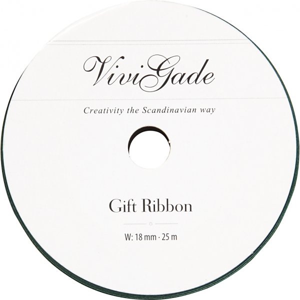 Ruban cadeau - vert - mat - 25 m Ruban cadeau - vert - mat - 25 m