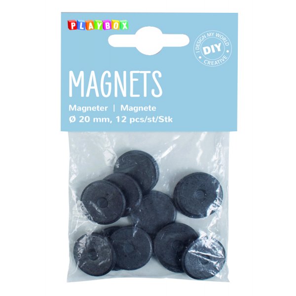 Aimants � 20 mm - 12 pcs