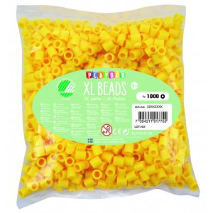 Perles de pipe XL 1000 pcs jaune Perles de pipe XL 1000 pcs jaune