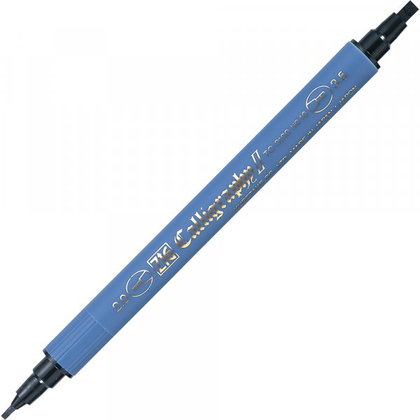 Stylo calligraphie ZIG TC-3100 - Noir