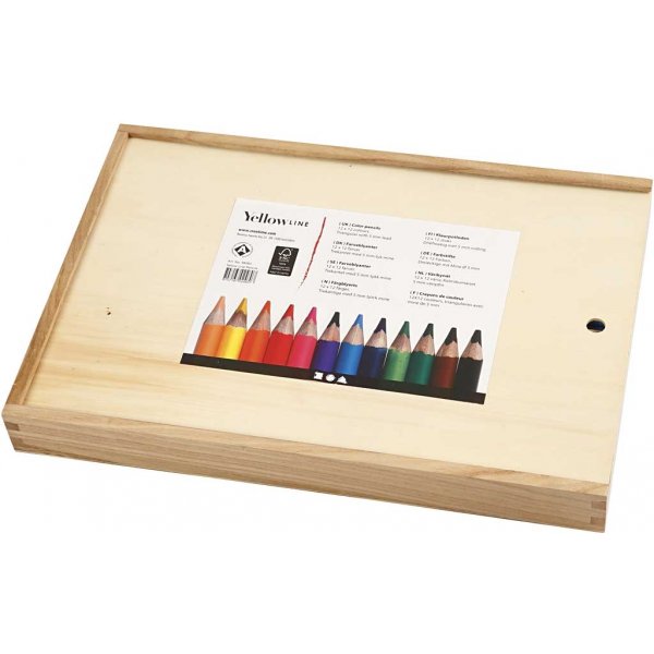 Crayons de couleur - 5 mm - couleurs mlanges - 144 pcs