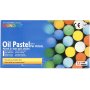Pastels  l'huile Mungyo - couleurs mlanges - 12 pcs
