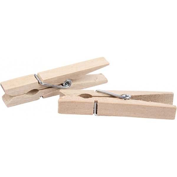 Pinces  linge - 48 x 6 mm - 50 pcs