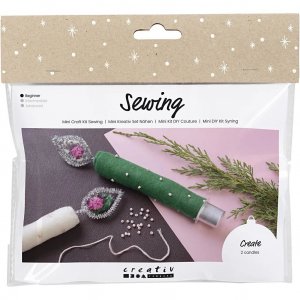 Mini kit DIY - Bougie en feutre Mini kit DIY - Bougie en feutre