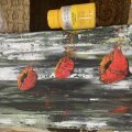Image client Peinture acrylique W&N Galeria 500ml - 115 Jaune de cadmium teinte profonde