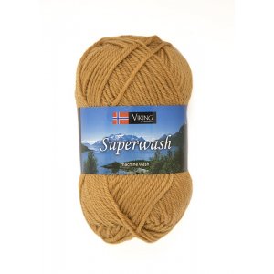 Fil Viking Superwash 50g - Jaune Ocre (144) Fil Viking Superwash 50g - Jaune Ocre (144)