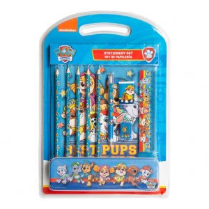 Paw Patrol - Set d'écriture avec trousse à crayons Paw Patrol - Set d'écriture avec trousse à crayons