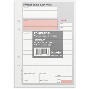 Bon de livraison - A5 - 2 exemplaires - numérotés - colonne SEK Bon de livraison - A5 - 2 exemplaires - numérotés - colonne SEK