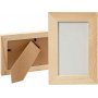 Cadre en bois avec verre - 10,5x15,6 cm
