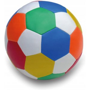 Balle souple en mousse multicolore de 18 cm - Alldoro