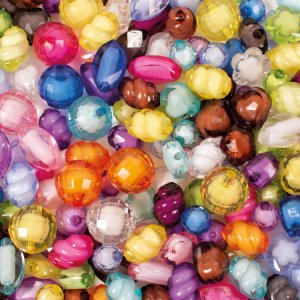 Perles à facettes - formes mixtes - 350 pcs Perles à facettes - formes mixtes - 350 pcs