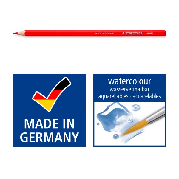 Crayons de couleur aquarelle dans une boîte - 12 crayons Crayons de couleur aquarelle dans une boîte - 12 crayons