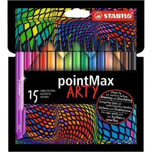 Stylos fibre PointMax Arty - paquet de 15 Stylos fibre PointMax Arty - paquet de 15