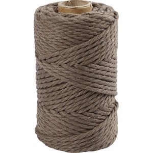 Fil macramé - marron clair - Ø4 mm - 55 m Fil macramé - marron clair - Ø4 mm - 55 m