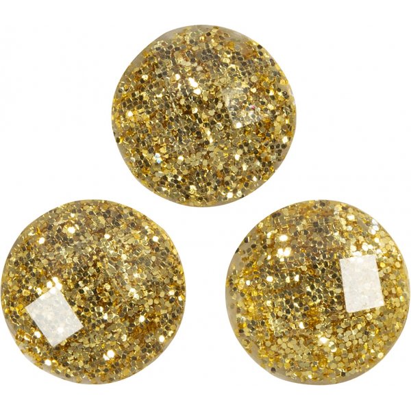 Strass - or - 8 mm - 32 pcs
