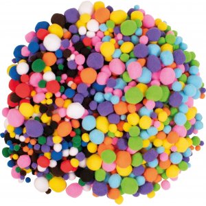 Boules de pompons - 500 g Boules de pompons - 500 g