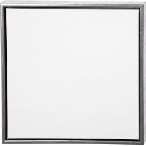 ArtistLine Toile avec cadre - argent antique/blanc - 54x54 cm ArtistLine Toile avec cadre - argent antique/blanc - 54x54 cm