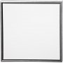 ArtistLine Toile avec cadre - argent antique/blanc - 54x54 cm