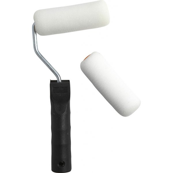 Rouleaux  peinture avec manche - L10 cm
