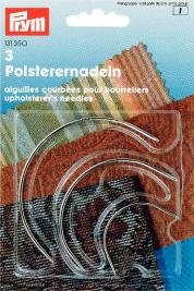 Jeu d'aiguilles courbes 2 grandes + 1 petite, 2-4-5, couleur argent 3 pcs Jeu d'aiguilles courbes 2 grandes + 1 petite, 2-4-5, couleur argent 3 pcs