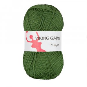 Fil Viking Fröya 50g - Vert herbe (234) Fil Viking Fröya 50g - Vert herbe (234)