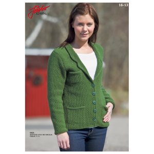 Patron tricot - Veste tricotée mousse avec blazer Patron tricot - Veste tricotée mousse avec blazer
