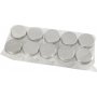 Pot en plastique avec couvercle - 50 ml - 10 pcs
