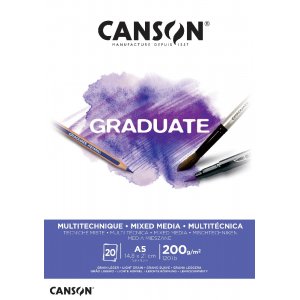 Bloc Mixedmedia Graduate 200g 20 feuilles Bloc Mixedmedia Graduate 200g 20 feuilles