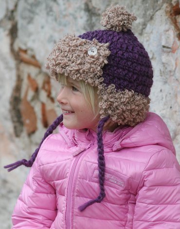 Patron tricot - Bonnet et chle  boucle