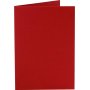 Carte - rouge - 10,5 x 15 cm - 10 pcs