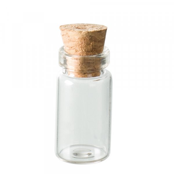 Bouteille en verre avec bouchon Clair