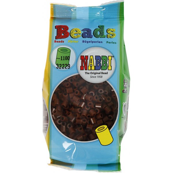 Perles tube - marron (32229) - moyen - 1100 pcs