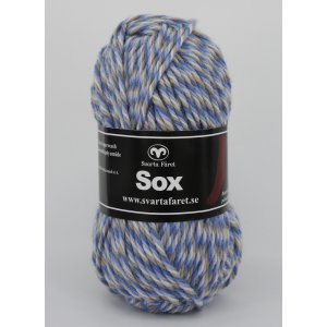 Sox 50g - Bleu jean/bleu clair/beige/cru (12)