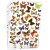 Autocollants papillons - 300 pcs Autocollants papillons - 300 pcs