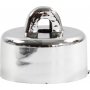 Boule dcorative - transparente - 13,6 cm