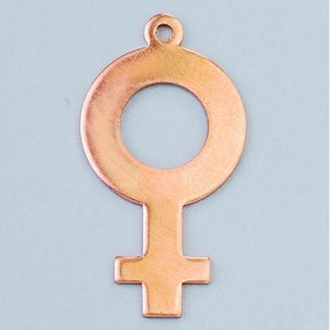 Pendentif 28 x 15 mm - féminin Pendentif 28 x 15 mm - féminin