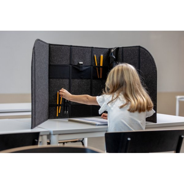 Paravent de table insonorisant 50x50x30 cm