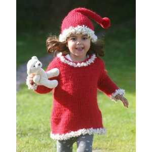 Patron tricot - Tunique et capuche du Père Noël en Samo and Love Patron tricot - Tunique et capuche du Père Noël en Samo and Love