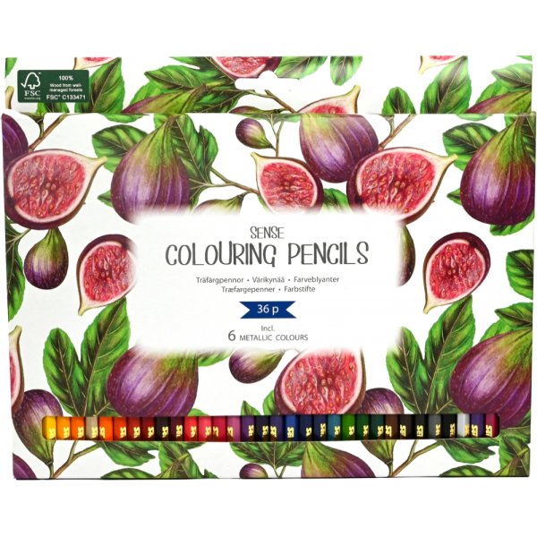 Crayons de couleur Sense - 36 crayons Crayons de couleur Sense - 36 crayons