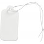 Etiquettes en carton fort - 15 x 30 mm - blanc - 100 pcs